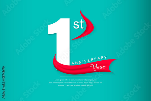 First Year Anniversary Celebration Design