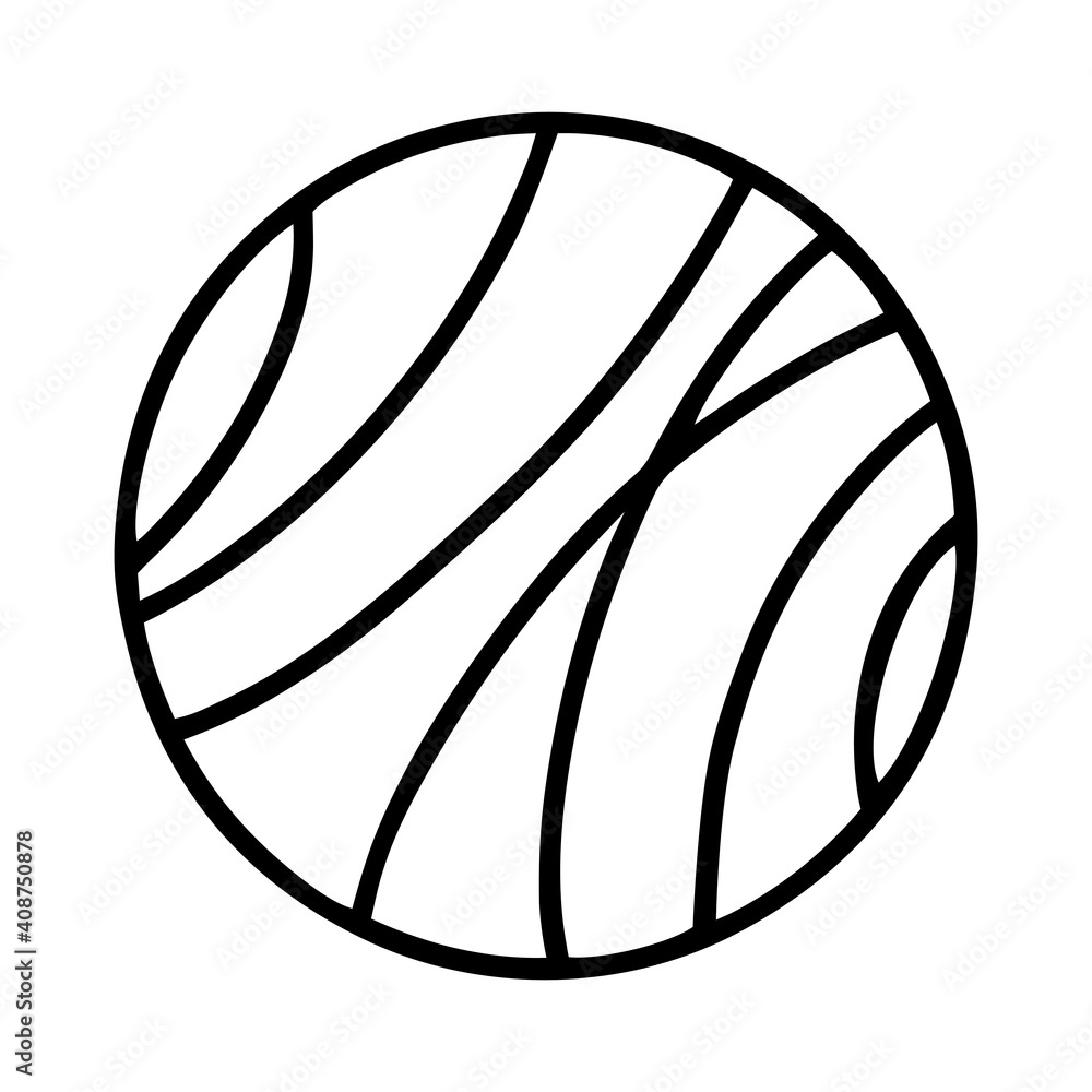 Abstract planet linear icon. Logo, pictogram, sign, symbol of space. Universe, galaxy concept. Vector hand drawn stock illustration. Abstract planet linear icon. Logo, pictogram, sign, symbol of space. Universe, galaxy concept. Vector hand drawn stock illustration.