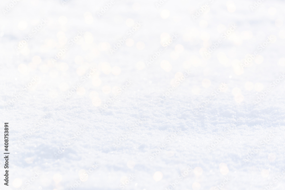 Background texture of white snow sparkling in sun Background texture of white snow sparkling in sun