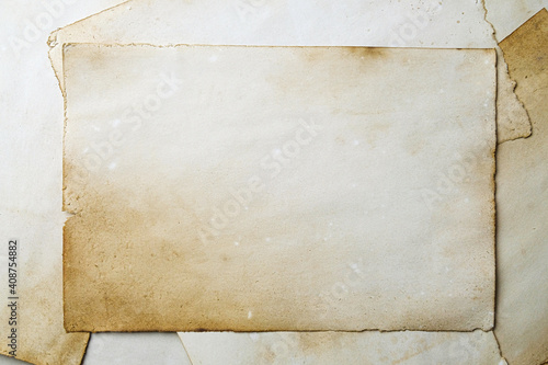 Texture Torn old paper background