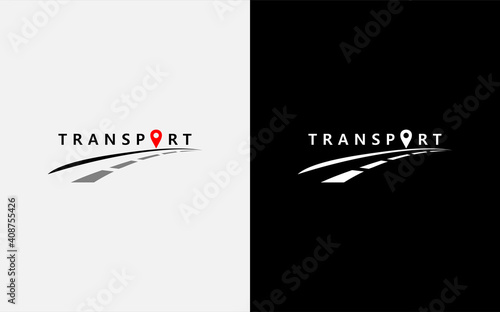 Modern transport vector symbol logo design illustration. Usable For Business, Community, Foundation, Tech, Services Company. Vector Logo Design Illustration.