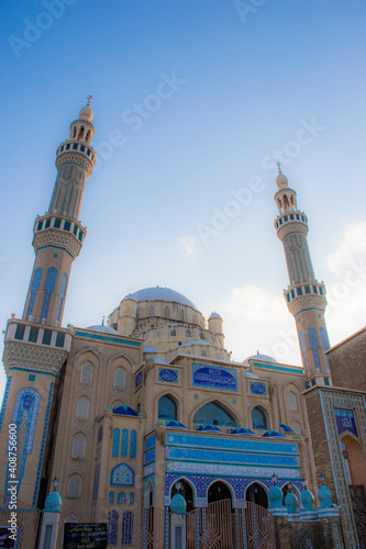 The most famous mosque in the city of Erbil, Kurdistan Region of Iraq - Jalil Khayat Mosque in the Turkish style