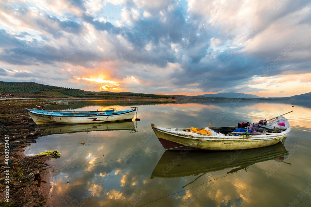 Fishing Boat on the Golmarmara Lake