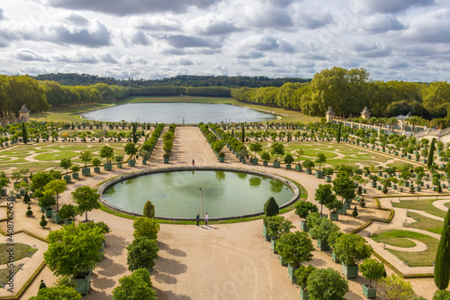 Gardens of Versailles Palace in France