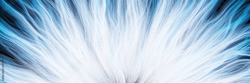 3D rendered abstract blue and white explosion flame 3D rendered abstract blue and white explosion flame