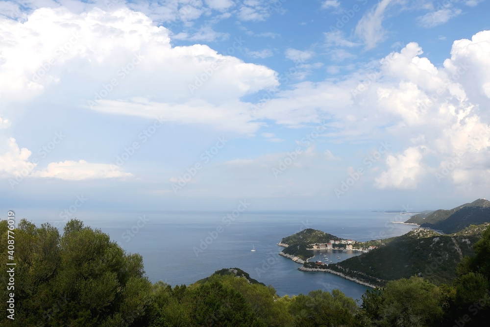 Picturesque bay on island Lastovo, Croatia. Picturesque bay on island Lastovo, Croatia.
