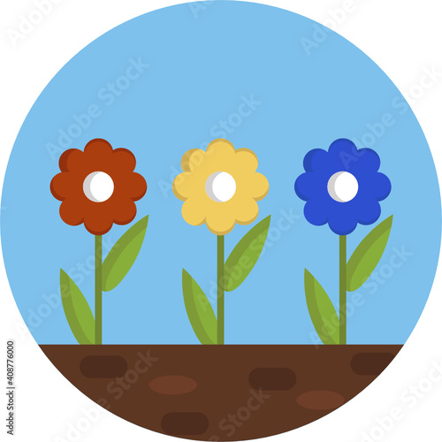 Gardening Icon. Vector Illustration.