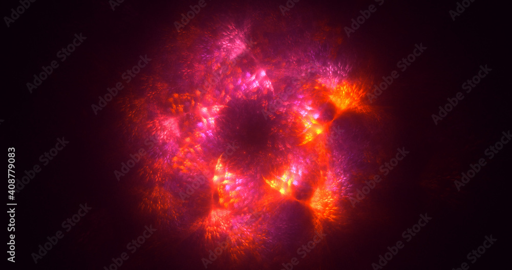 3D rendering abstract multicolor fractal light background 3D rendering abstract multicolor fractal light background