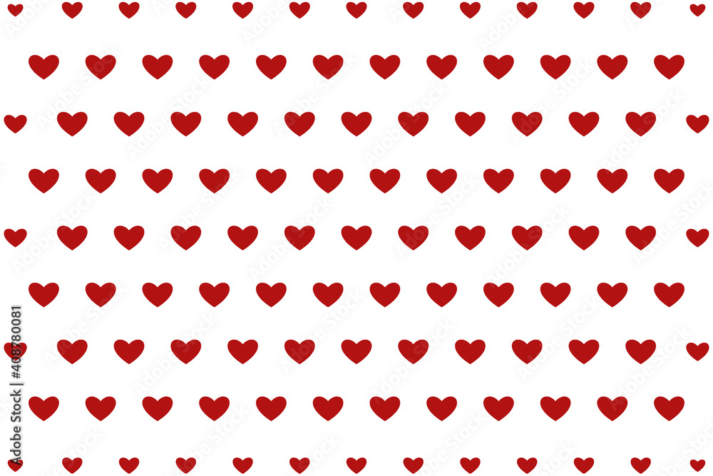 Abstract halftone background of red hearts, design element Abstract halftone background of red hearts, design element