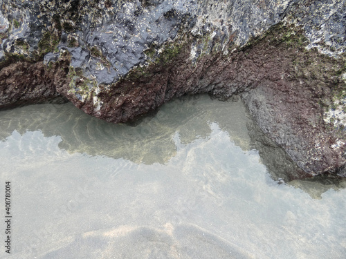 Paisaje de mar, rocas, playas y acantilados del norte de España. photo