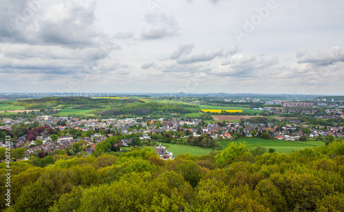 the landscape around Aachen in the triangle of Germany  Belgium  and the Netherlands
