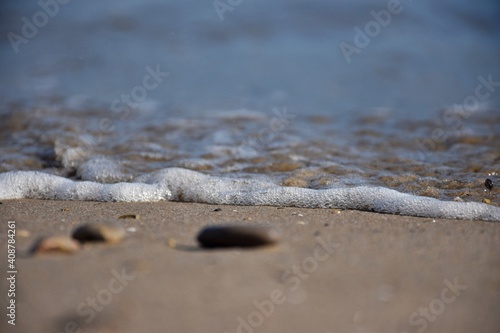 High quality image. Background to decorate the water detail of the seashore.