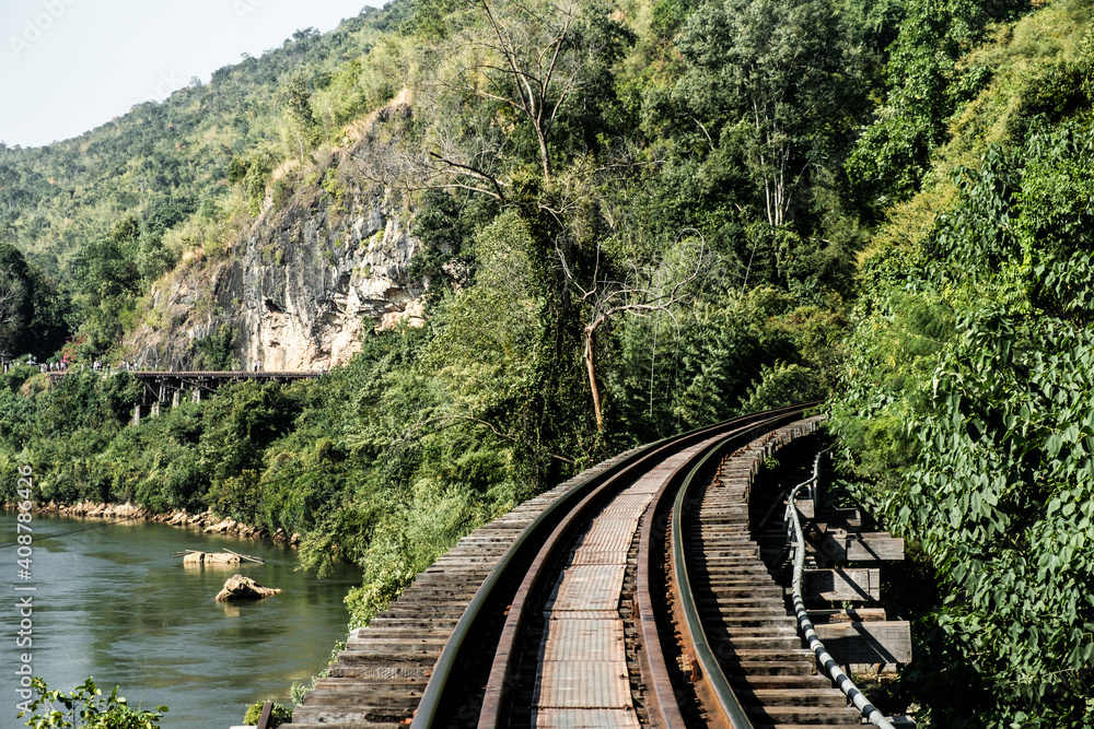 Death Railway History of the Bridge on The River Kwai Kanchanaburi Thailand. The Burma Railway, also known as the Death Railway, the Siam–Burma Railway, the Thai–Burma Railway  