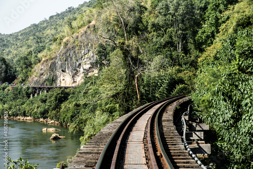 Death Railway History of the Bridge on The River Kwai Kanchanaburi Thailand. The Burma Railway, also known as the Death Railway, the Siam–Burma Railway, the Thai–Burma Railway 