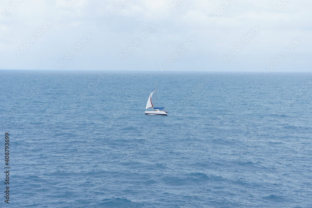 Fototapeta premium sailboat on the sea