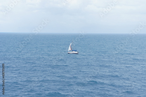 sailboat on the sea