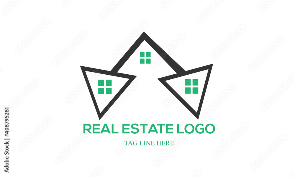 Obraz premium Property Logo Design, House Logo Design.