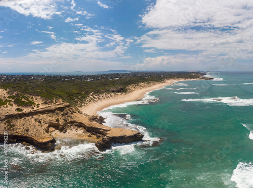 Aerial View of Mornington Peninsula Australia