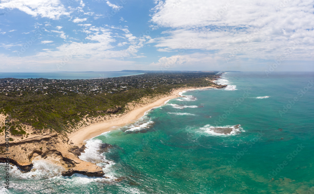 Aerial View of Mornington Peninsula Australia
