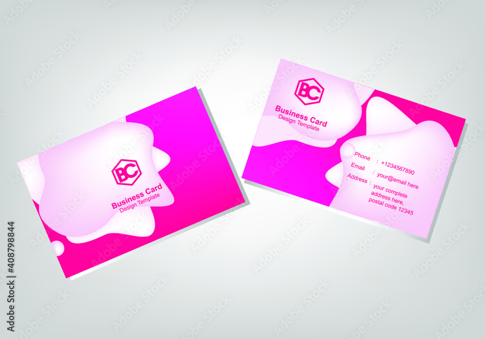 Liquid Abstract Background. Business Card Design Template Liquid Abstract Background. Business Card Design Template