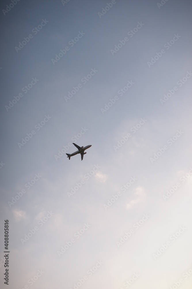 airplane in the sky airplane in the sky