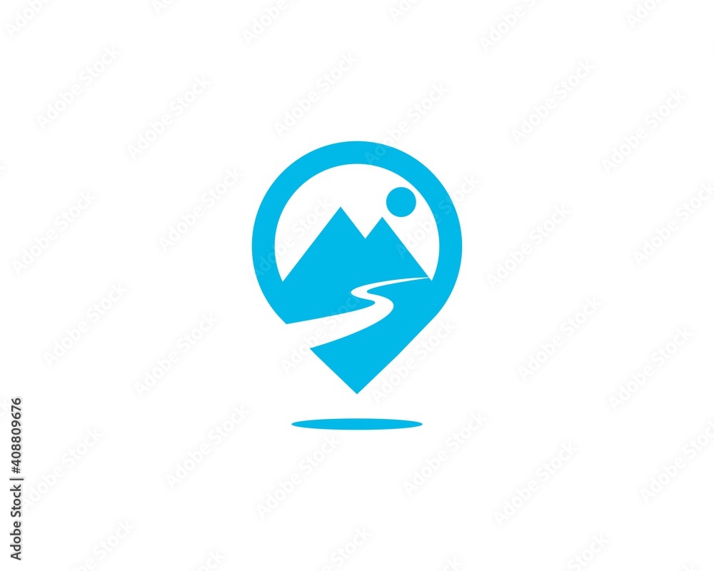 Mountain guide logo Mountain guide logo