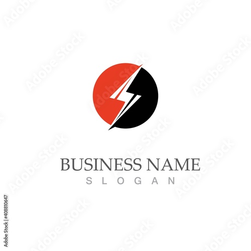 thunderbolt logo vector illustration template Free Download thunderbolt logo vector illustration template - GFXLoad
