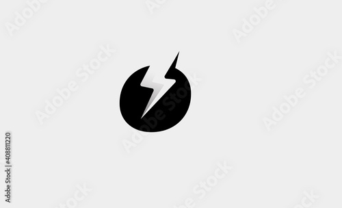  Letter o Bolt Logo Vector Design Icon Illustration