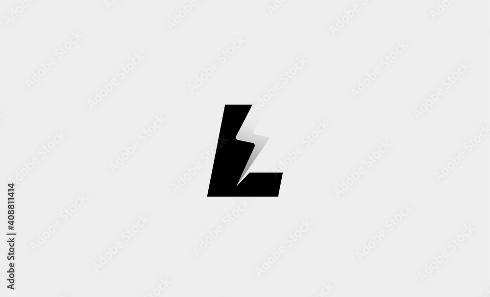 Letter L Bolt Logo Vector Design Icon Illustration Letter L Bolt Logo Vector Design Icon Illustration