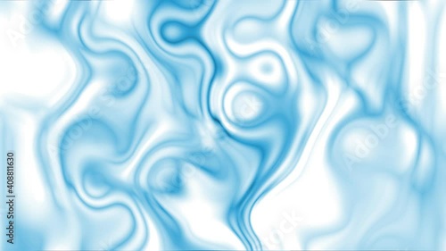 Wallpaper Mural Gentle Light Blue Fluid Motion With Surreal Glassy Curving Torontodigital.ca