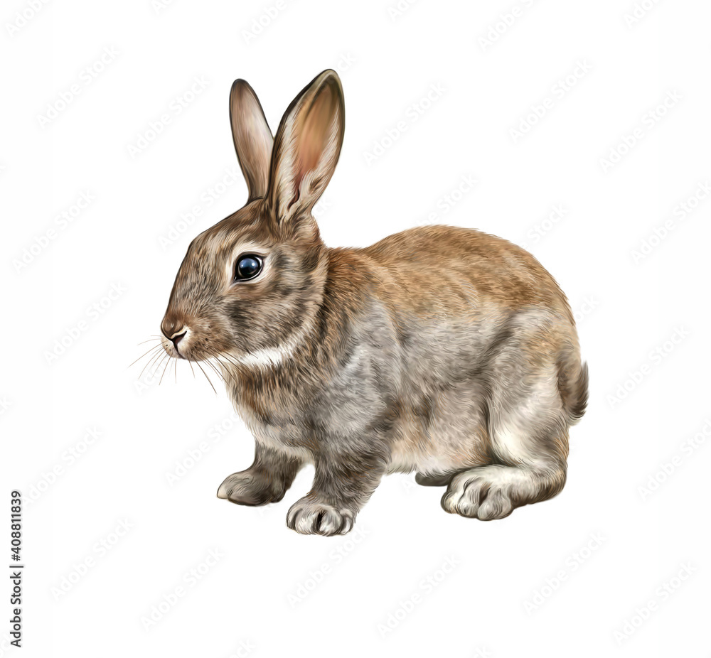 The rabbit (Oryctolagus cuniculus) The rabbit (Oryctolagus cuniculus)
