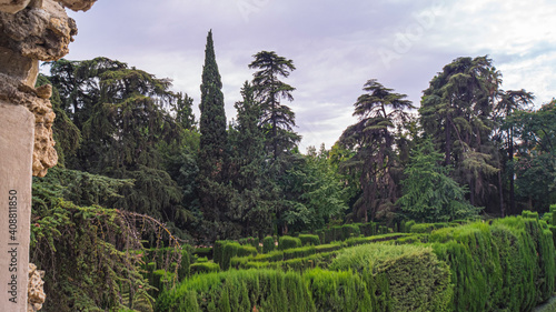 The vast gardens of the Royal Alcazar photo