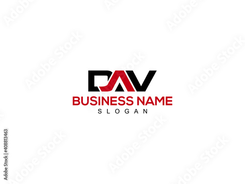 DAV Logo And Illustrations Design For Business