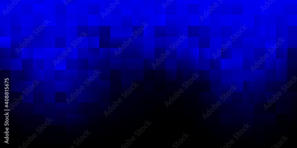Dark blue, red vector template with abstract forms.