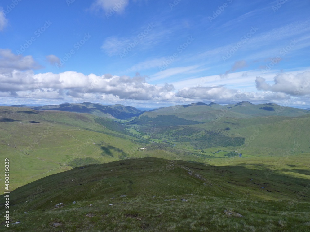 Fototapeta premium Glen Lyon from Stuchd an Lochain