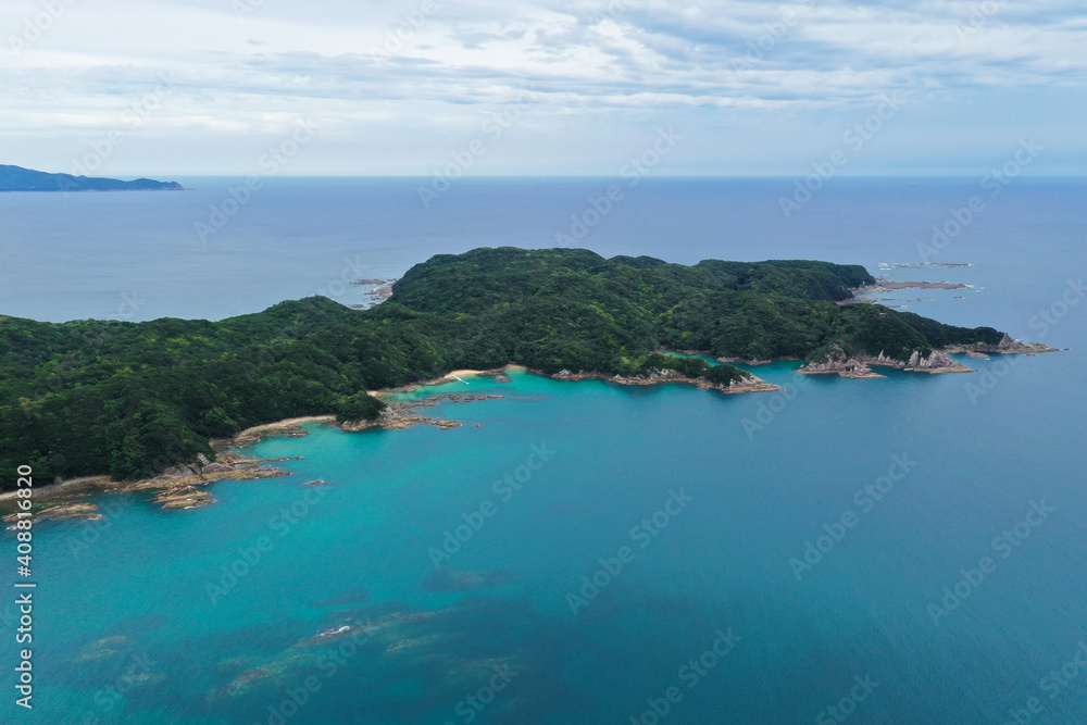 Fototapeta premium 高知県土佐清水市 竜串の風景