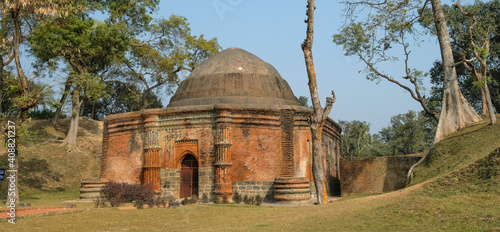 Gumti Darwaza ruins of what was the capital of the Muslim Nawabs of Bengal in the 13th to 16th centuries in Gour, West Bengal, India. photo