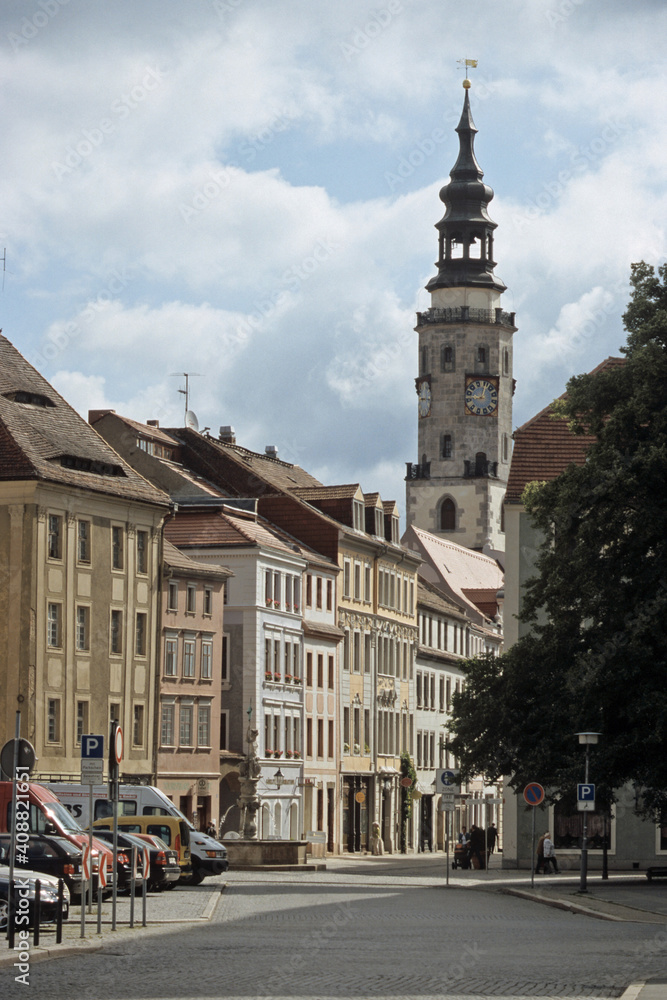  Altstadt von Goerlitz mit Blick zum Rathausturm