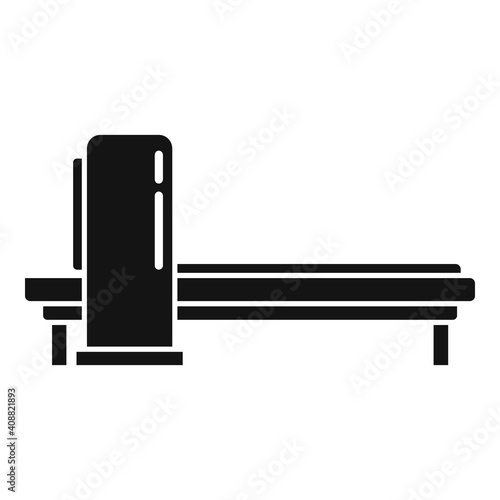 Magnetic resonance imaging icon. Simple illustration of magnetic resonance imaging vector icon for web design isolated on white background