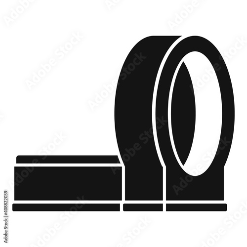 Magnetic resonance imaging equipment icon. Simple illustration of magnetic resonance imaging equipment vector icon for web design isolated on white background