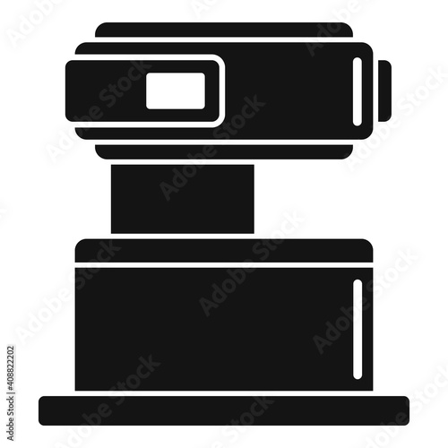 Modern magnetic resonance imaging icon. Simple illustration of modern magnetic resonance imaging vector icon for web design isolated on white background