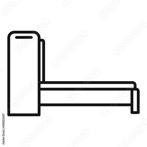 Magnetic resonance imaging equipment icon. Outline magnetic resonance imaging equipment vector icon for web design isolated on white background