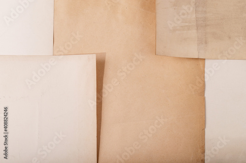 Various vintage papper background