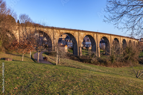 Vignols (Corrèze, France) - Viaduc - Ligne de chemin de fer