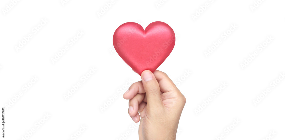 Hands holding red heart. heart health donation concepts Hands holding red heart. heart health donation concepts
