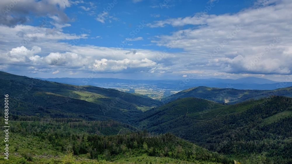 Mountains of the Silesian Beskids