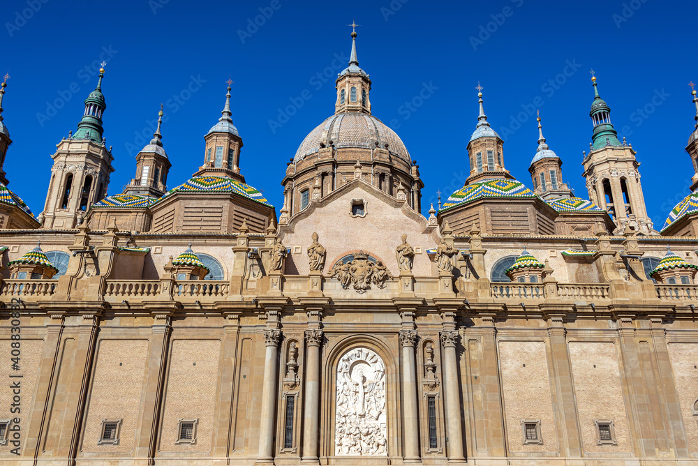 Zaragoza Basilica Domes