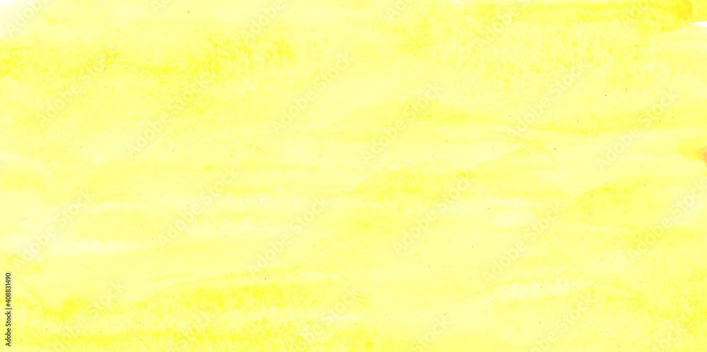 Texture of yellow paint watercolor.Abstract background of hand drawing Texture of yellow paint watercolor.Abstract background of hand drawing