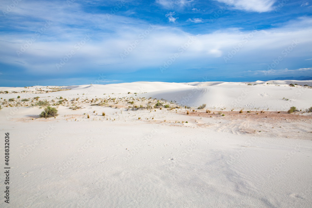 White Sands National Monument in New Mexico, USA, gypsum desert