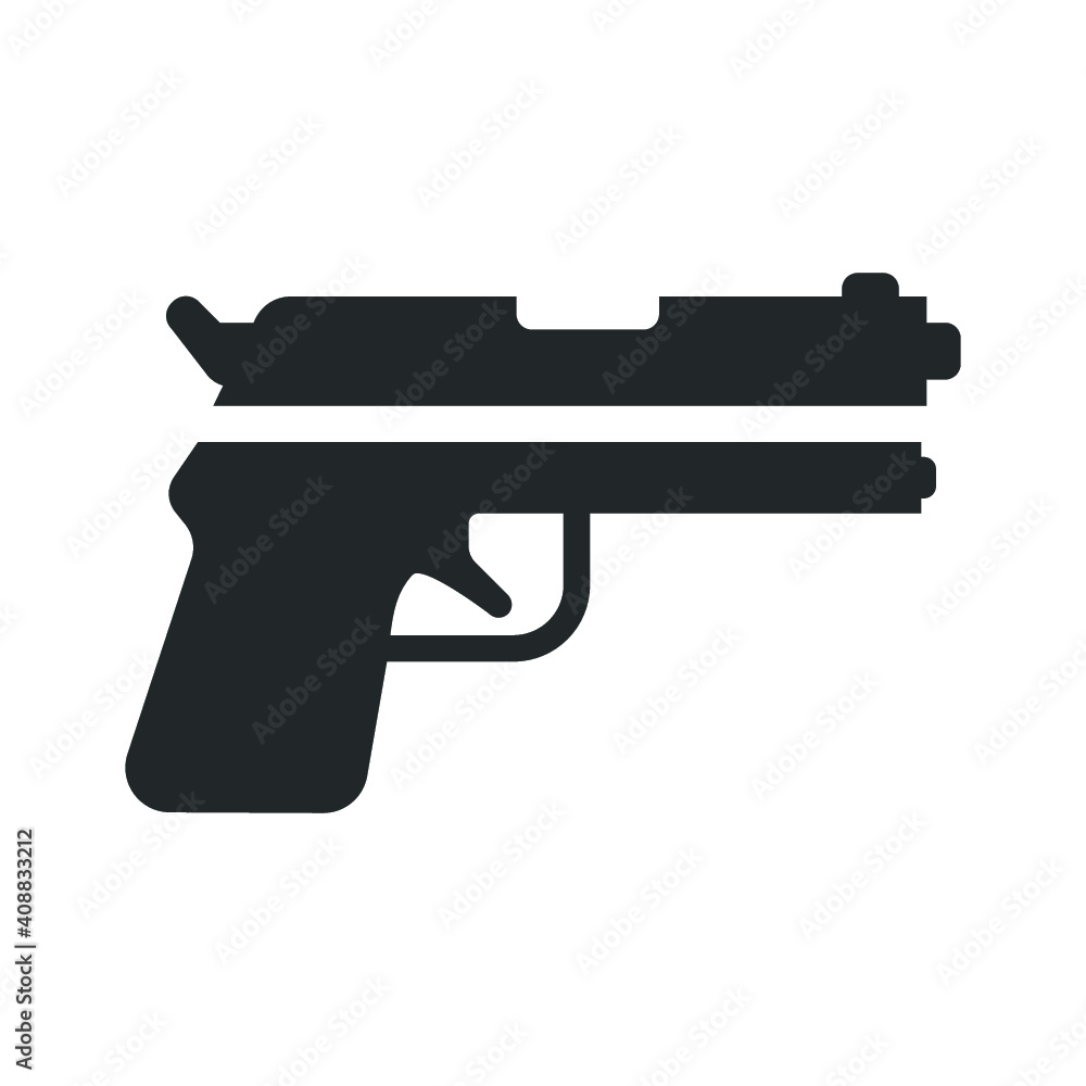 Gun, pistol icon